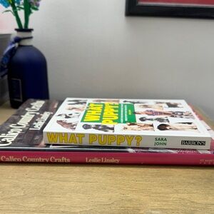2 book bundle crafts and puppy’s